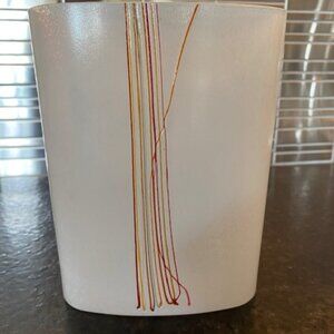 Kosta Boda Vintage Signed Swedish Art Glass Rainbow Vase
